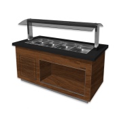 SARO Salatbar model PREMIUM LINE- SB-K 170 brown-black