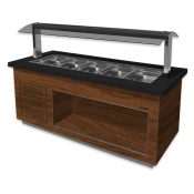 Горячий буфе saro premium line sb-h200 коричневый/черный