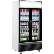 SARO Bottle cooler with canopy - 2 doors model GTK 800