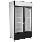 SARO Refrigerator with 2 glass doors and canopy model GTK 580