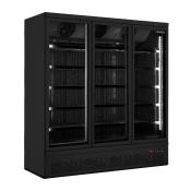 SARO Freezer with glass door - black model GTK 1480 S