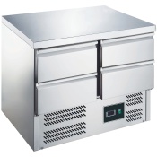 SARO Cooling table with drawers, model ES 901 S/S TOP 0/4