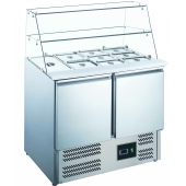 SARO Saladette with glass top model ES 900 G