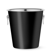 Champagne cooler, BarUp, 3,3L, Black, ⌀220x(H)190mm
