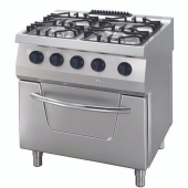 Maxima 700 Gas Cooker With Gas Oven 80x70 - 4 Burners (31kw)