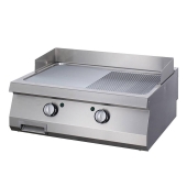 Maxima 700 Electric Grill Double 1/2 Gr 80x70 - Chrome