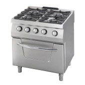 Maxima 700 Gas Cooker With Gas Oven 80x70 - 4 Burners (37kw)
