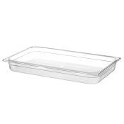 Container GN 1/1 polycarbonate, HENDI, Profi Line, GN 1/1, 9L, Transparent, 530x325x(H)65mm