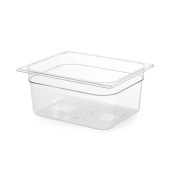 Гастроёмкость GN 1/2 Profi Line из поликарбоната, HENDI, Profi Line, GN 1/2, 9,5л, прозрачный, 325x265x(H)150мм