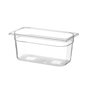 Container GN 1/3 polycarbonate, HENDI, Profi Line, GN 1/3, 5,7L, Transparent, 325x176x(H)150mm