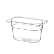 Гастроёмкость GN 1/9 Profi Line из поликарбоната, HENDI, Profi Line, GN 1/9, 1л, прозрачный, 176x108x(H)100мм