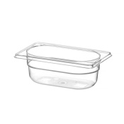 Гастроёмкость GN 1/9 Profi Line из поликарбоната, HENDI, Profi Line, GN 1/9, 0,6л, прозрачный, 176x108x(H)65мм