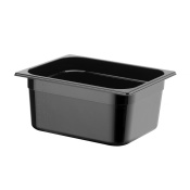 Гастроёмкость GN 1/2 из чёрного поликарбоната, HENDI, Profi Line, GN 1/2, 9,5л, черный, 325x265x(H)150мм