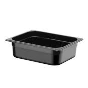 Гастроёмкость GN 1/2 из чёрного поликарбоната, HENDI, Profi Line, GN 1/2, 6,5л, черный, 325x265x(H)100мм