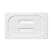 Lid for GN containers white polycarbonate, HENDI, GN 1/4, GN 1/4, White, 265x162mm