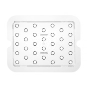Решётка для гастроёмкостей GN Profi Line из поликарбоната, HENDI, Profi Line, GN 1/2, прозрачный, 265x206мм