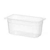 Container GN 1/3 polypropylene, HENDI, Profi Line, GN 1/3, 5,7L, Transparent, 325x176x(H)150mm