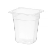 Container GN 1/6 polypropylene, HENDI, Profi Line, GN 1/6, 3,4L, Transparent, 176x162x(H)200mm