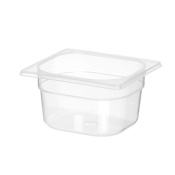 Container GN 1/6 polypropylene, HENDI, Profi Line, GN 1/6, 1,6L, Transparent, 176x162x(H)100mm