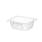 Гастроёмкость GN 1/6 HACCP, HENDI, GN 1/6, 1л, прозрачный, 176x162x(H)65мм
