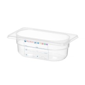 Container GN 1/9 HACCP, HENDI, GN 1/9, 0,6L, Transparent, 176x108x(H)65mm