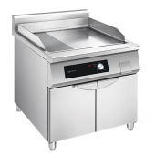 Induction plate grill Mastro, smooth+grooved