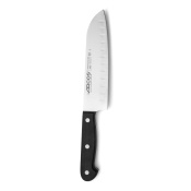 Нож Santoku с кромкой Granton, серия UNIVERSAL, Arcos, черный, (L)290мм
