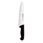 Chef knife, serrated, 2900 series, Arcos, Black, (L)386mm