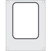 Kiletusraam üheosalisele konteinerile mõõduga 187x137 mm