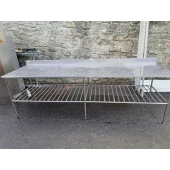 Stainless table 3000mm