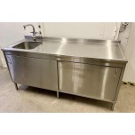 Stainless steel sink 1800x650x900mm