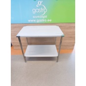 Stainless steel worktable 100x65x90cm, shelf