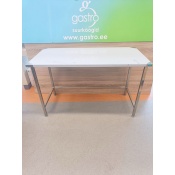 Stainless steel worktable 140x65x90cm