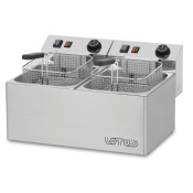 ФРИТЮРНИЦА 7+7 Л LOTUS 54X42X30 СМ 6 кВт/230 В