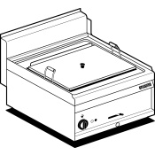 Fryer - Tank capacity 23 Its. cm. 50x35x24h  Basket cm. 46x30x10h