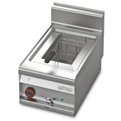 Fryer threephase - Tank capacity 10 Its. cm. 22x35x22h Basket cm. 20x30x10h - Production 10 kg/hr