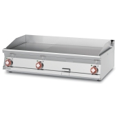 Electric Fry-top 1/3 grooved + 2/3 smooth, plate cm.116x51 - 3 cooking areas (included 1 Head end filler strip mod.TPA-7)