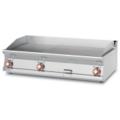 Electric Fry-top 1/3 grooved + 2/3 smooth, plate cm.116x51 - 3 cooking areas (included 1 Head end filler strip mod.TPA-7)