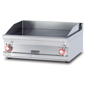 Electric Fry-top smooth griddle, plate cm.76x51 - 2 cooking areas (included 1 Head end filler strip mod.TPA-7)