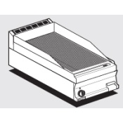 Gas Fry-top grooved griddle, plate cm.36x51 (included 1 Head end filler strip mod.TPA-7)