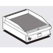 Gas Fry-top grooved griddle, plate cm.56x51 (included 1 Head end filler strip mod.TPA-7)