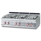 Gas heated boiling unit - 6 burners (included 1 Head end filler strip mod.TPA-7)