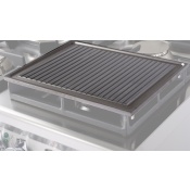 GRILL PLATE FOR GAS STOVE LOTUS 29X50CM, GRILLED
