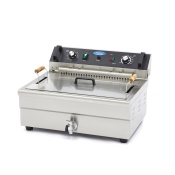 Фритюрница - 20 л - 1 корзина - со сливным краном