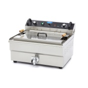 Фритюрница - 30 л - 1 корзина - со сливным краном