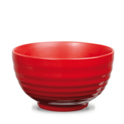 Rustics Red Glaze Ripple Deli bowl, 1180ml