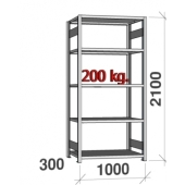 Storage shelf 1000x300x2100mm, main part