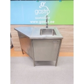 Stainless steel sink table 110(62)X65X90CM