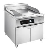 Induction plate grill Mastro, smooth+grooved