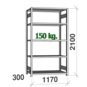 Storage shelf 1170x300x2100mm, main part
